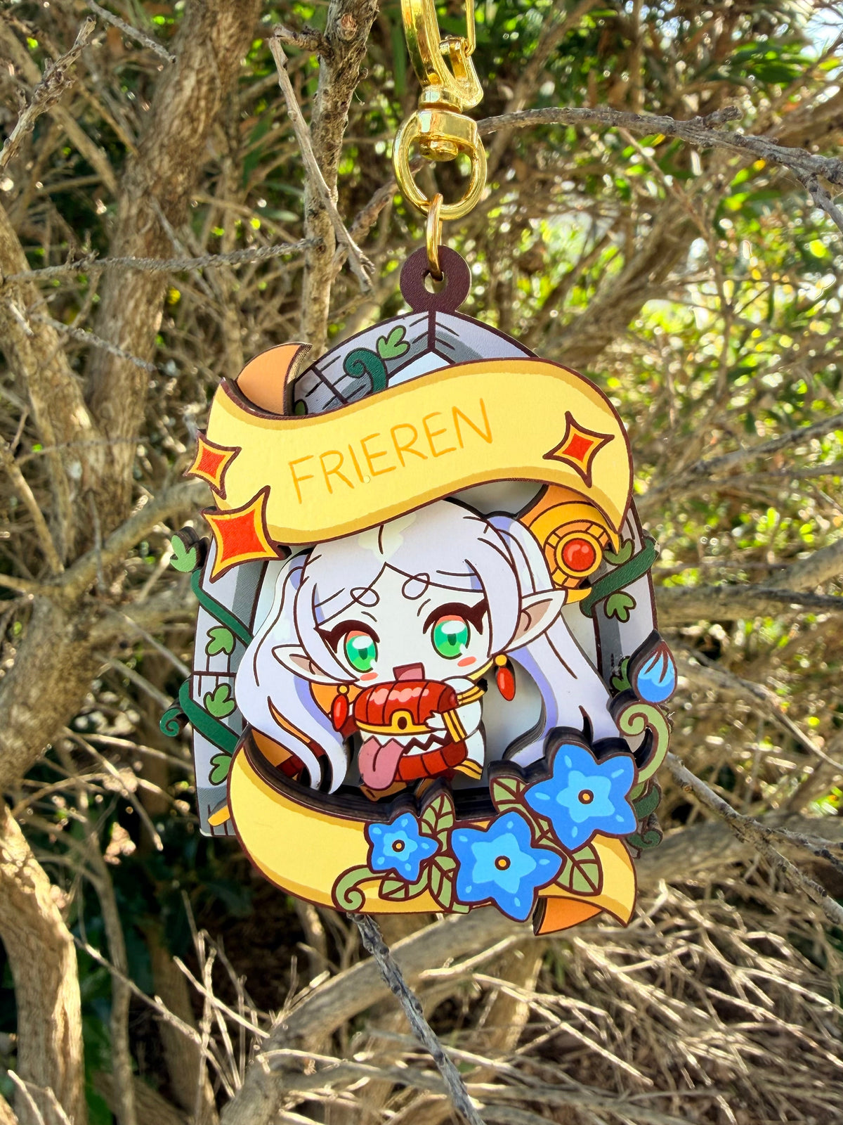 Wooden Layered Charms