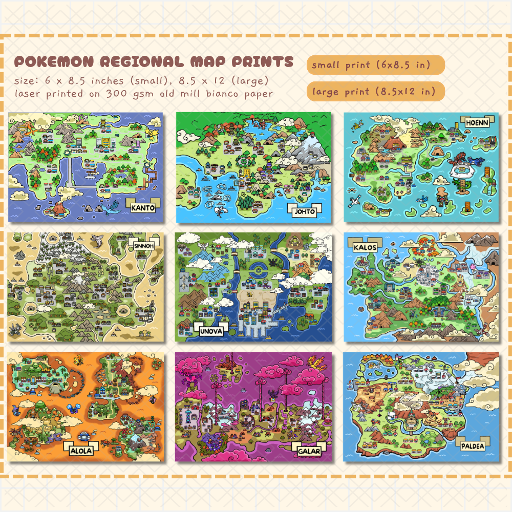 Regional Map Prints