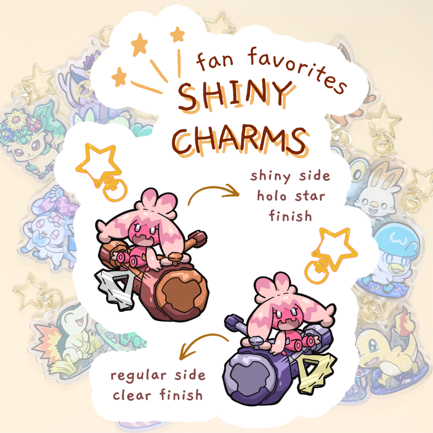 Shiny Charms - Fan Favorite PokeFriend Charms