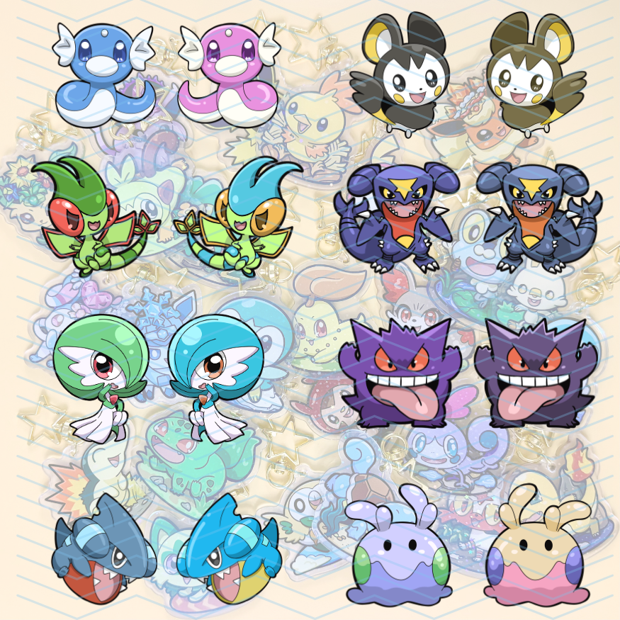 Shiny Charms - Fan Favorite PokeFriend Charms