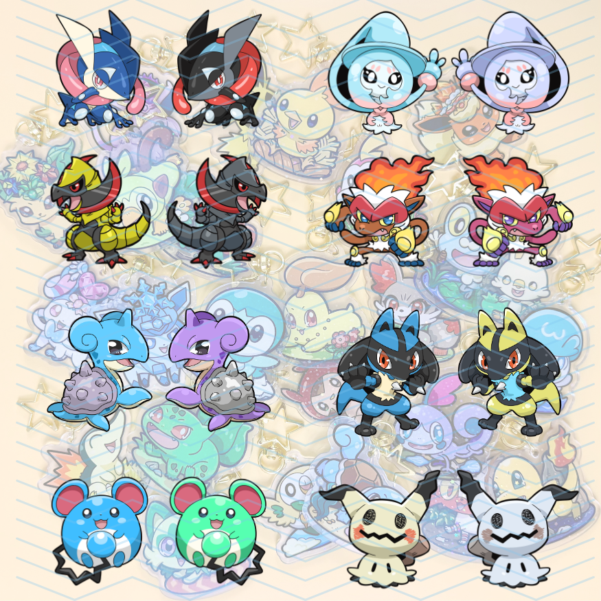 Shiny Charms - Fan Favorite PokeFriend Charms