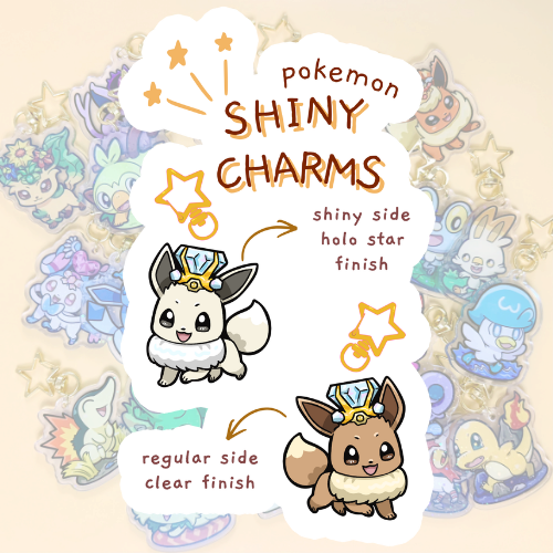 Shiny Charms - PokeFriend Eeveelution Charms