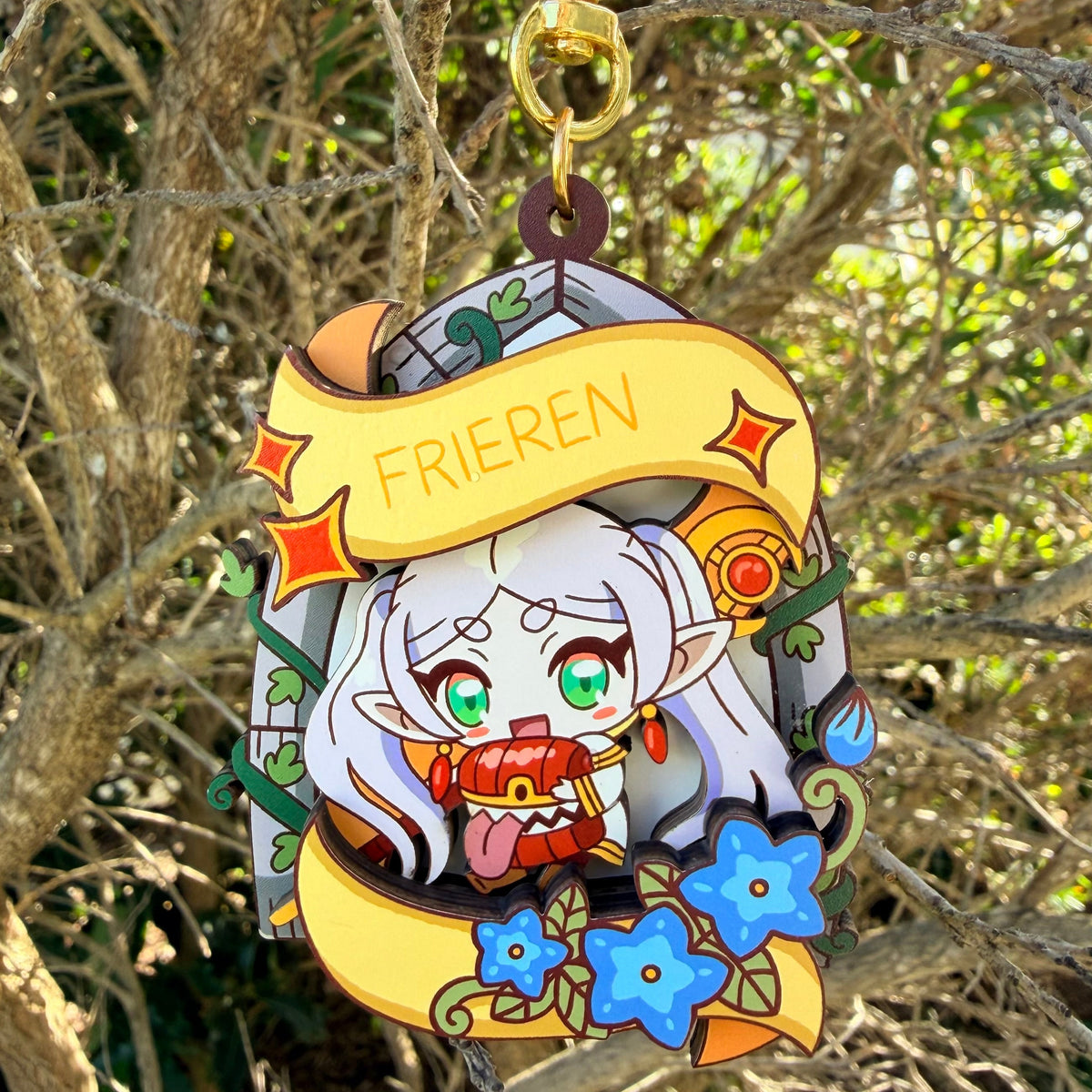 Anime Mystic Charms - 3-Layer Wooden Charms