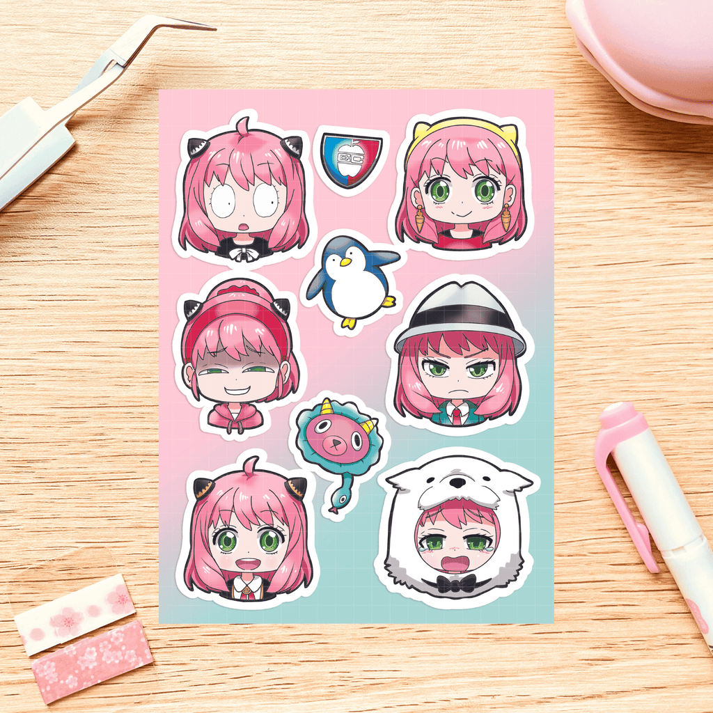 Anya Forger Sticker Sheet