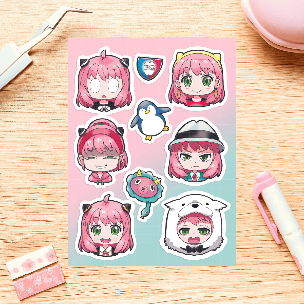 Anya Forger Sticker Sheet