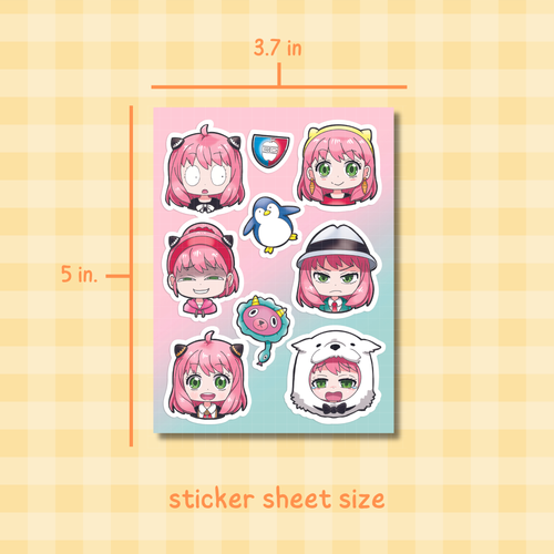 Anya Forger Sticker Sheet