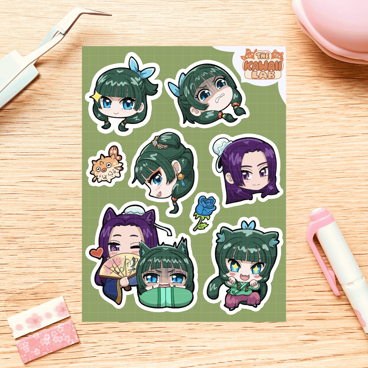 Apothecary Diaries - Maomao Sticker Sheet