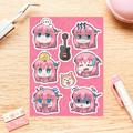 Hitori Gotoh Sticker Sheet