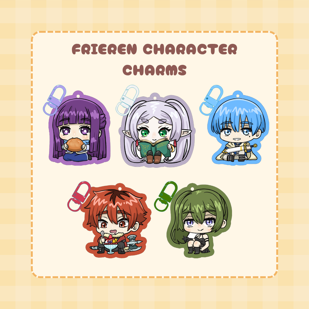 Sousou No Frieren Character Charms
