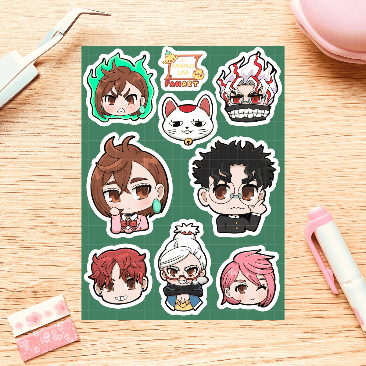 Dandadan Sticker Sheet