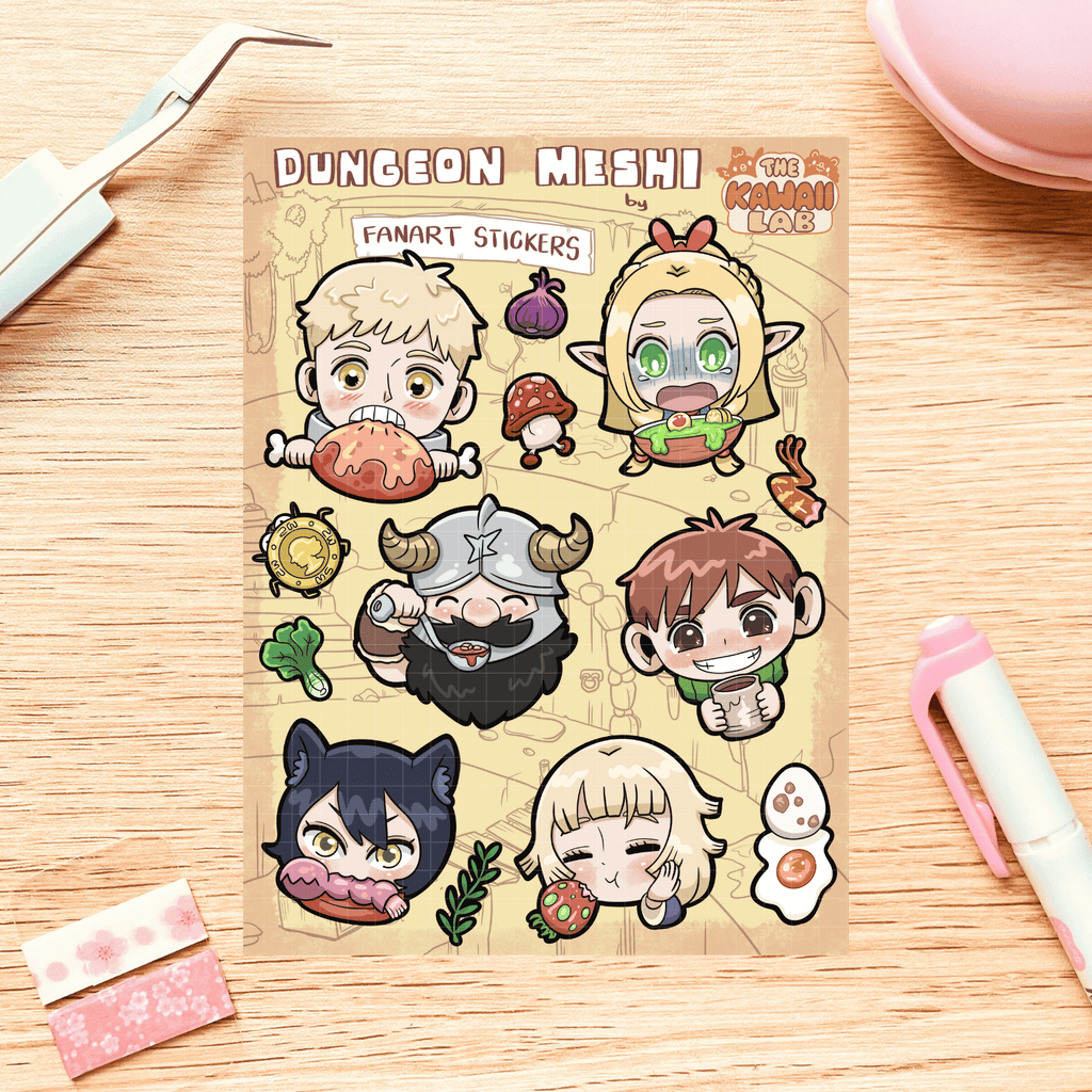 Dungeon Meshi Sticker Sheet