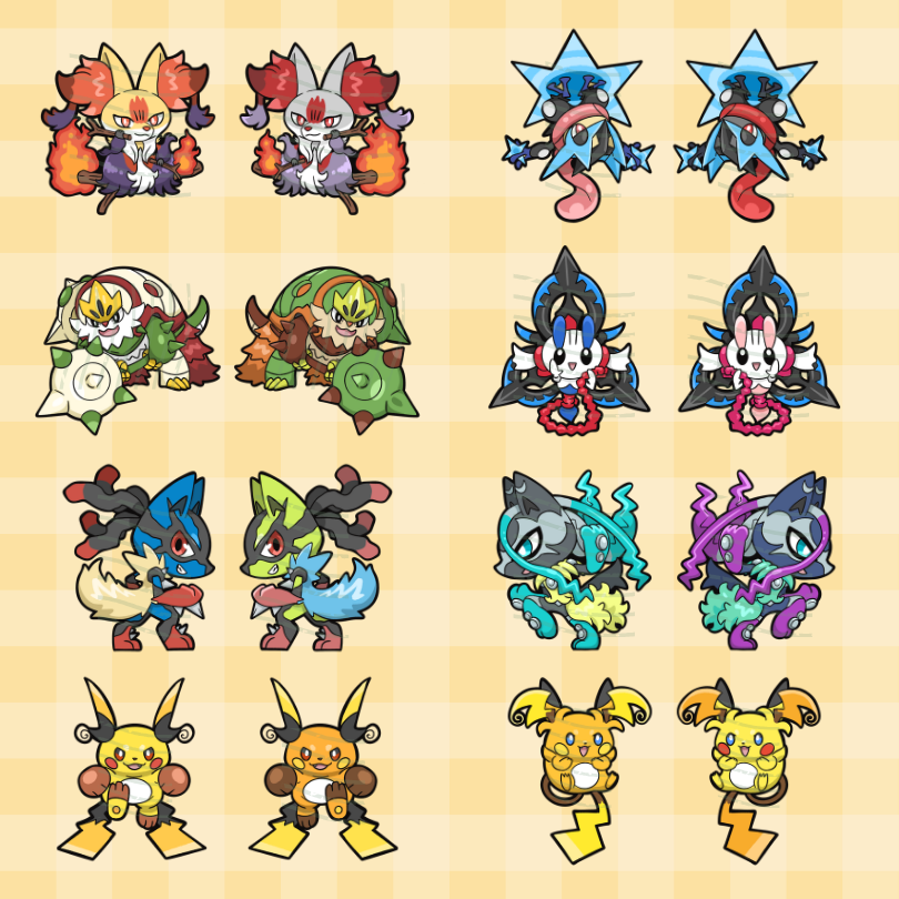 Shiny Charms - PokeFriend Mega Evolutions and GMax Charms