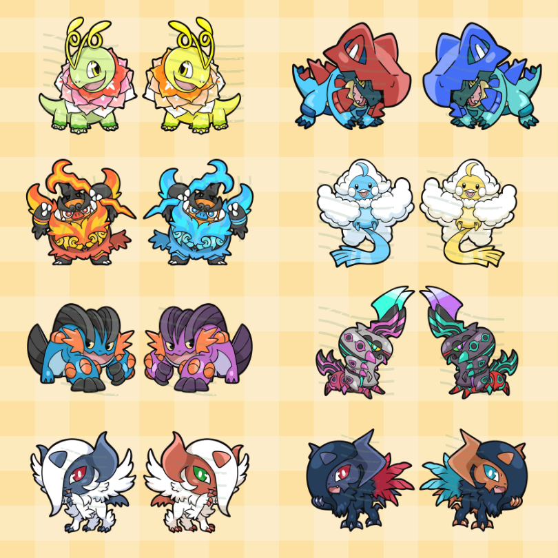 Shiny Charms - PokeFriend Mega Evolutions and GMax Charms
