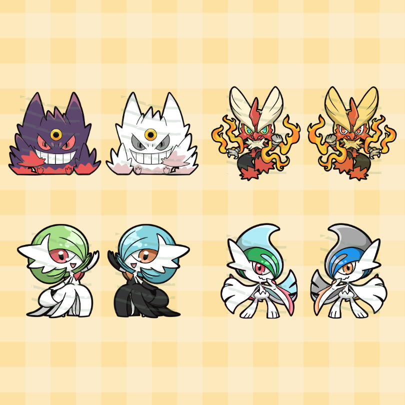 Shiny Charms - PokeFriend Mega Evolutions and GMax Charms