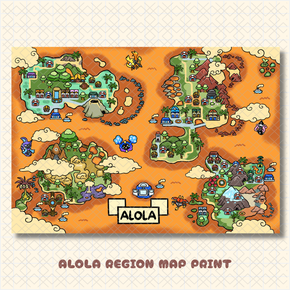 Regional Map Prints