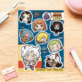 Straw Hat Pirates Sticker Sheet