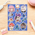 Blueberry Academy Sticker Sheet