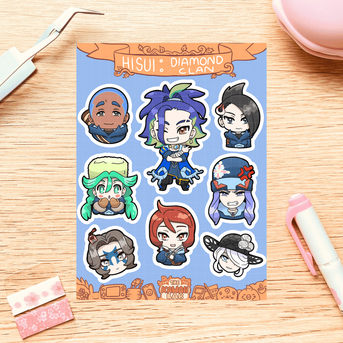 Diamond Clan Sticker Sheet