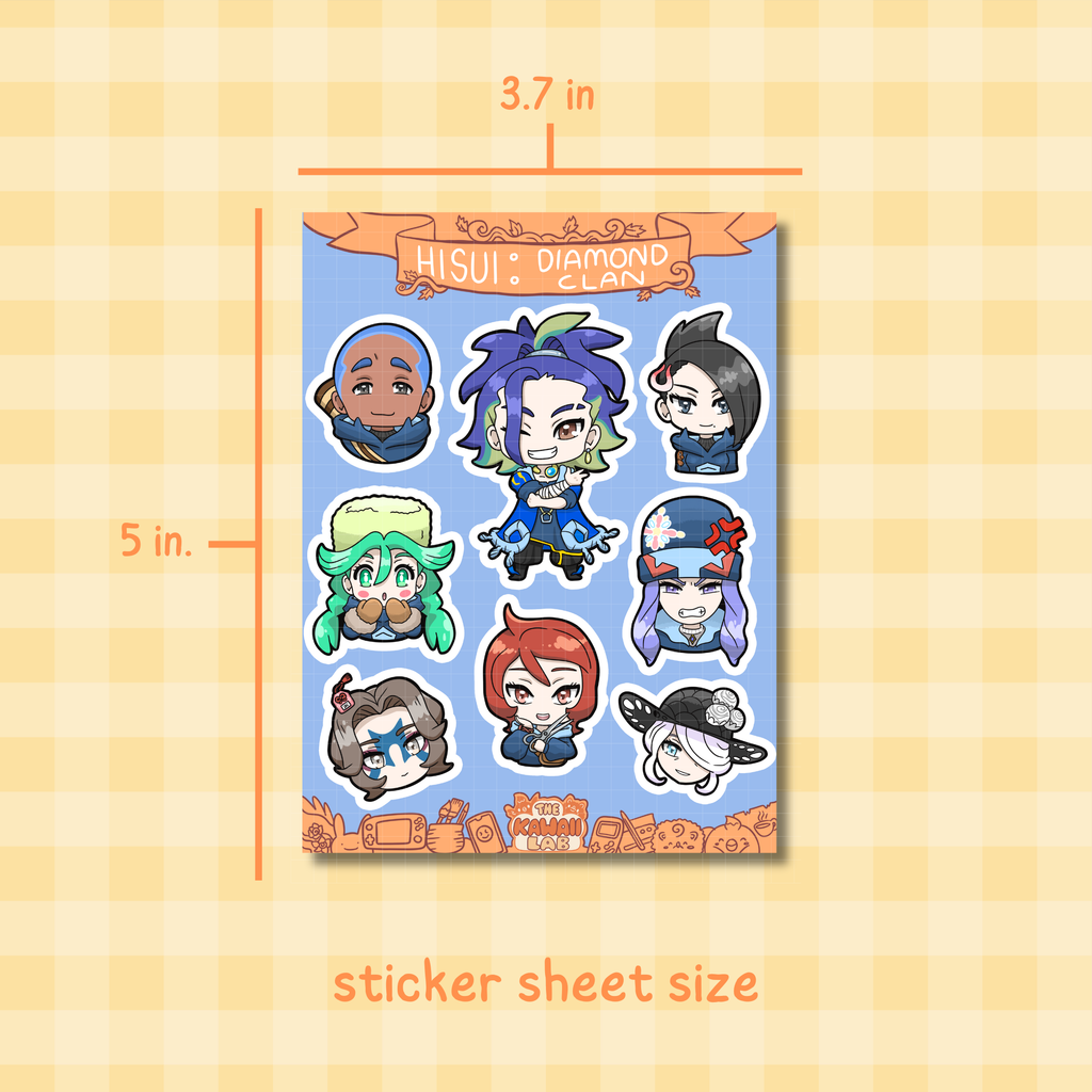 Diamond Clan Sticker Sheet