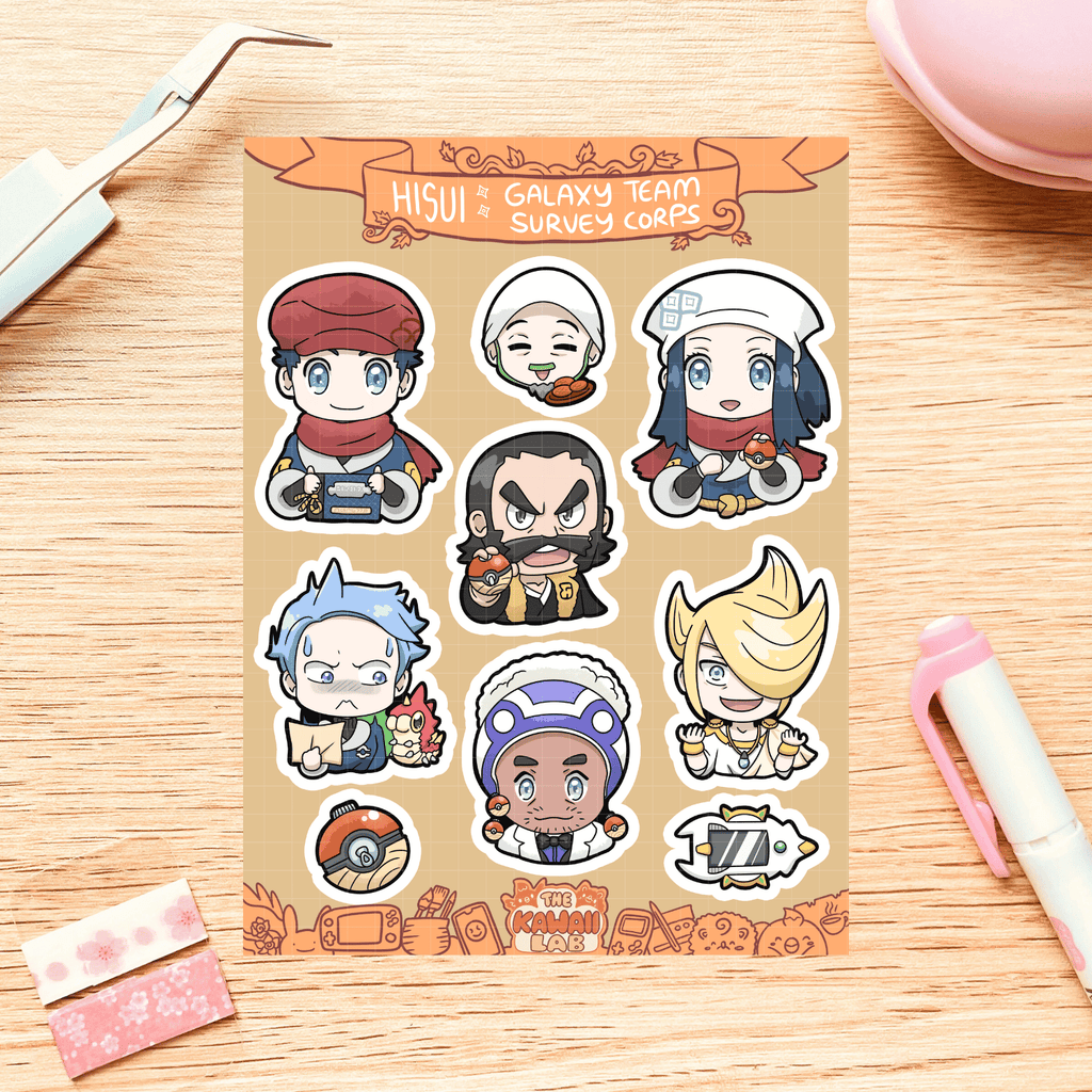 Galaxy Team Survey Corps Sticker Sheet