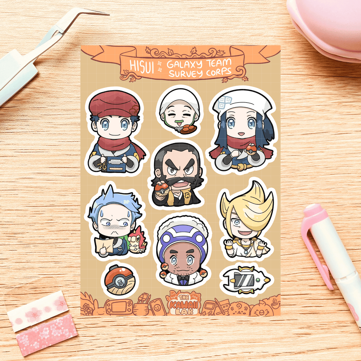 Galaxy Team Survey Corps Sticker Sheet