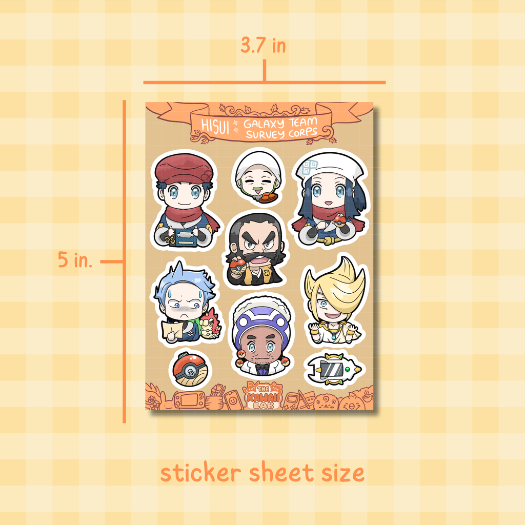 Galaxy Team Survey Corps Sticker Sheet
