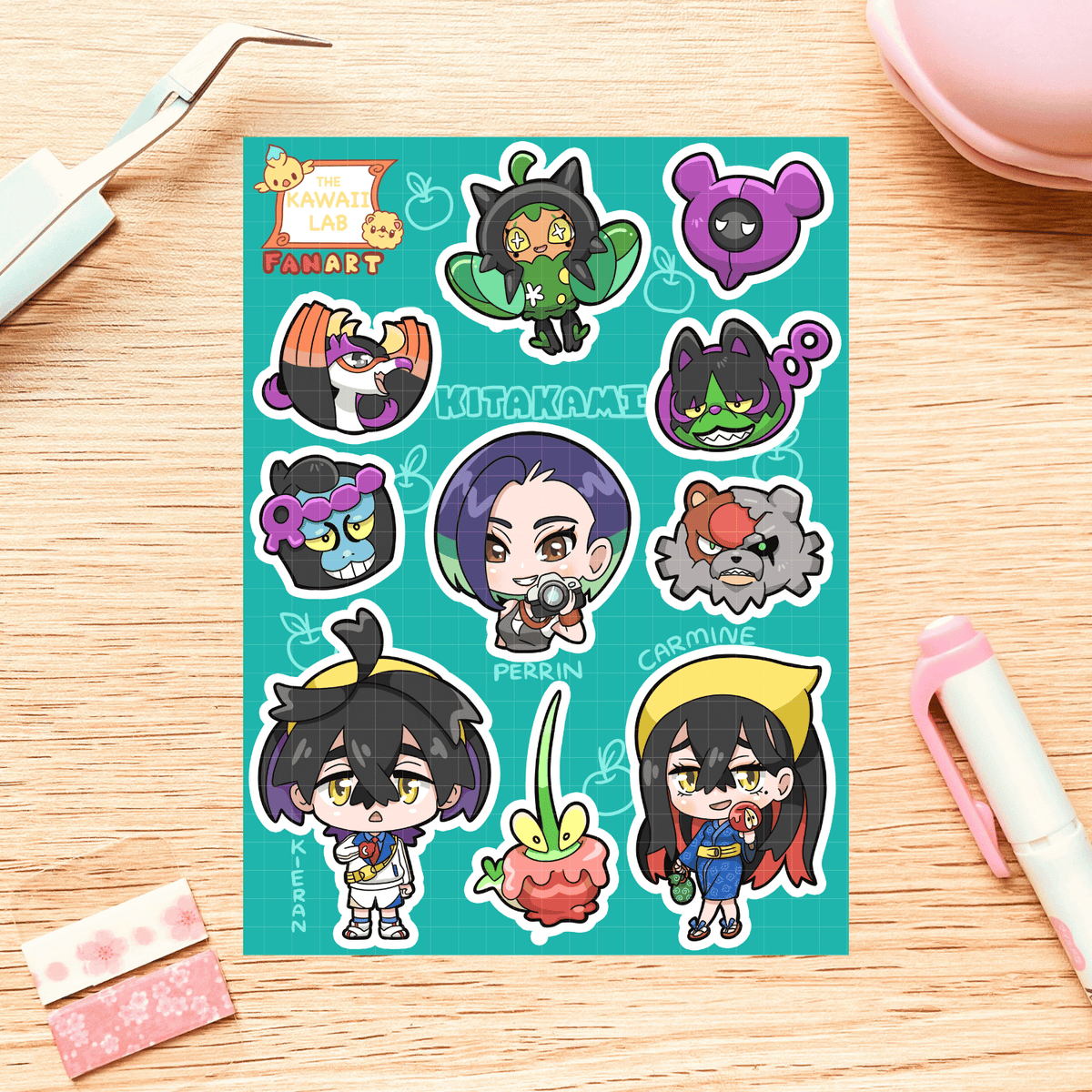 Kitakami Sticker Sheet