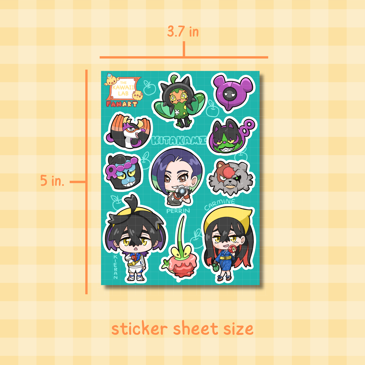 Kitakami Sticker Sheet