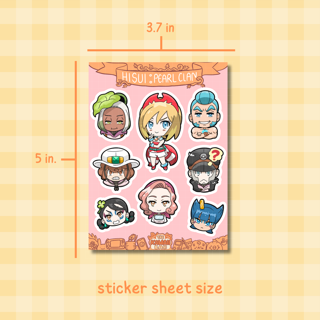 Pearl Clan Sticker Sheet