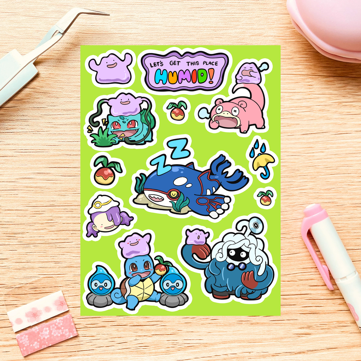 Let's Get This Place Humid! Sticker Sheet