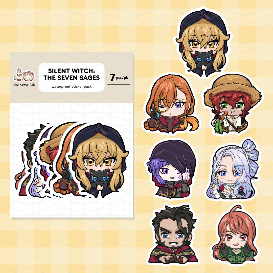 Secrets of the Silent Witch: The Seven Sages of Ridill Sticker Pack