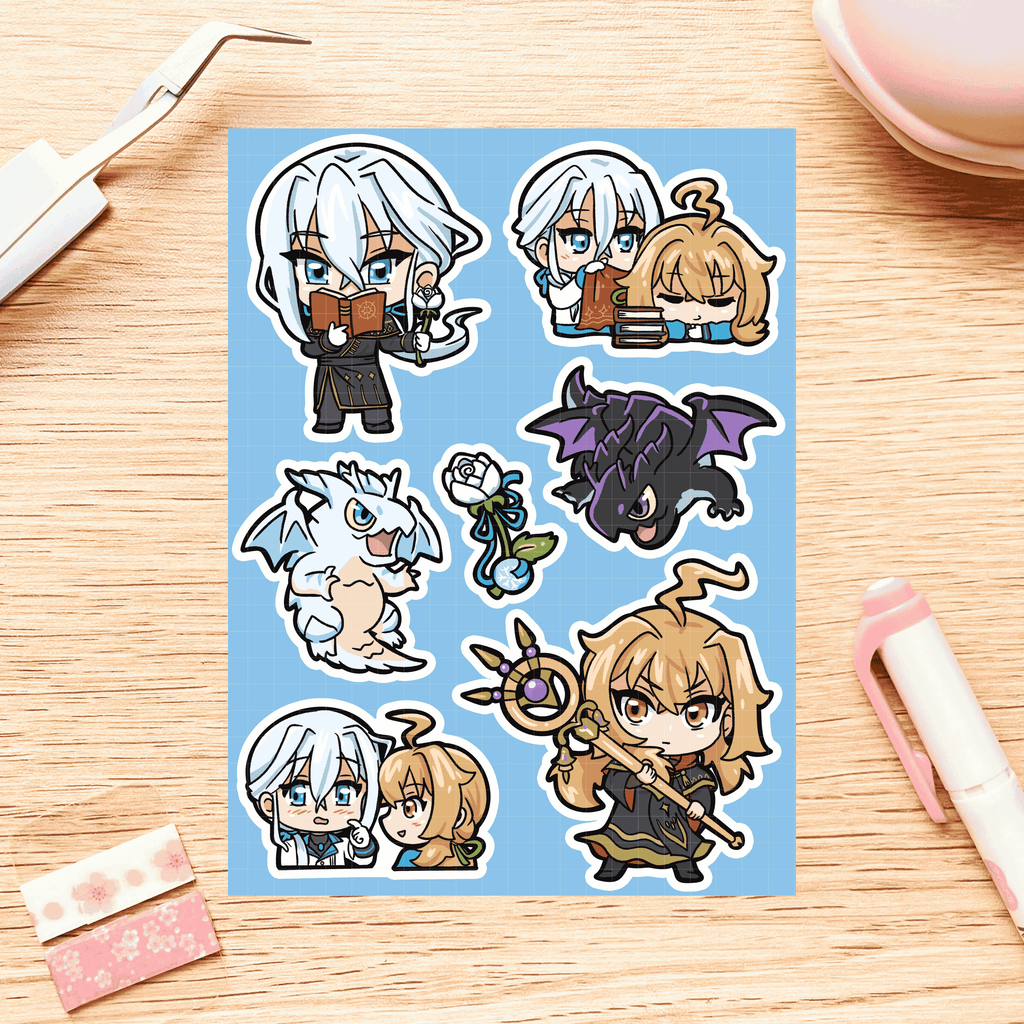 Monica Everett x Cyril Ashley | Secrets of the Silent Witch Sticker Sheet