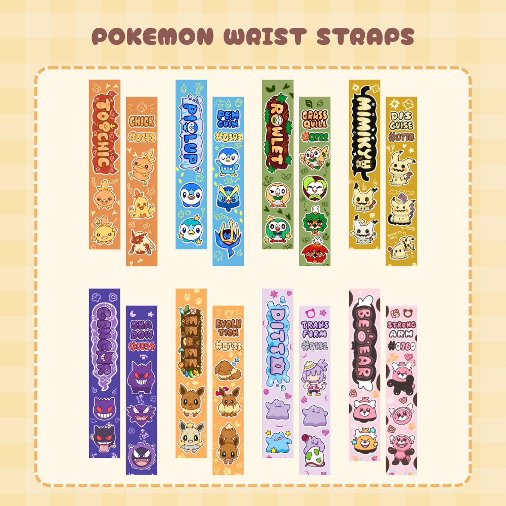 Pokemon Wrist Strap